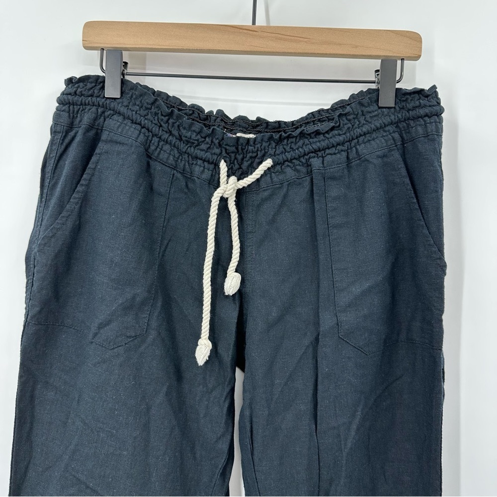 Roxy Oceanside Flared Pants in True Black Size Large - Picture 5 of 11
